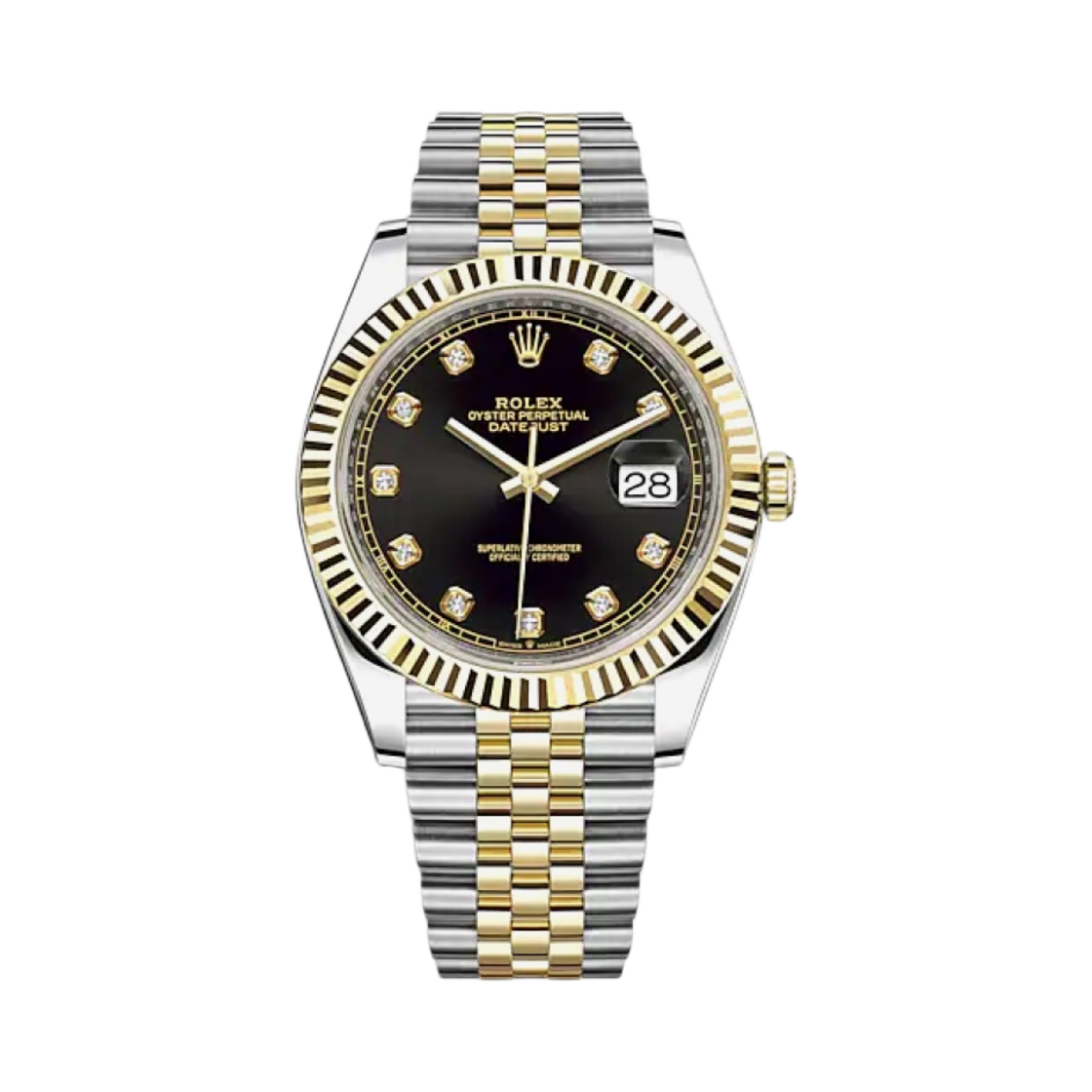롤렉스 데이트저스트 41mm 126333 브라이트 블랙 다이아 셋팅 쥬빌리(Rolex Datejust 41mm 126333 Bright Black Diamond-Set Jubilee)
