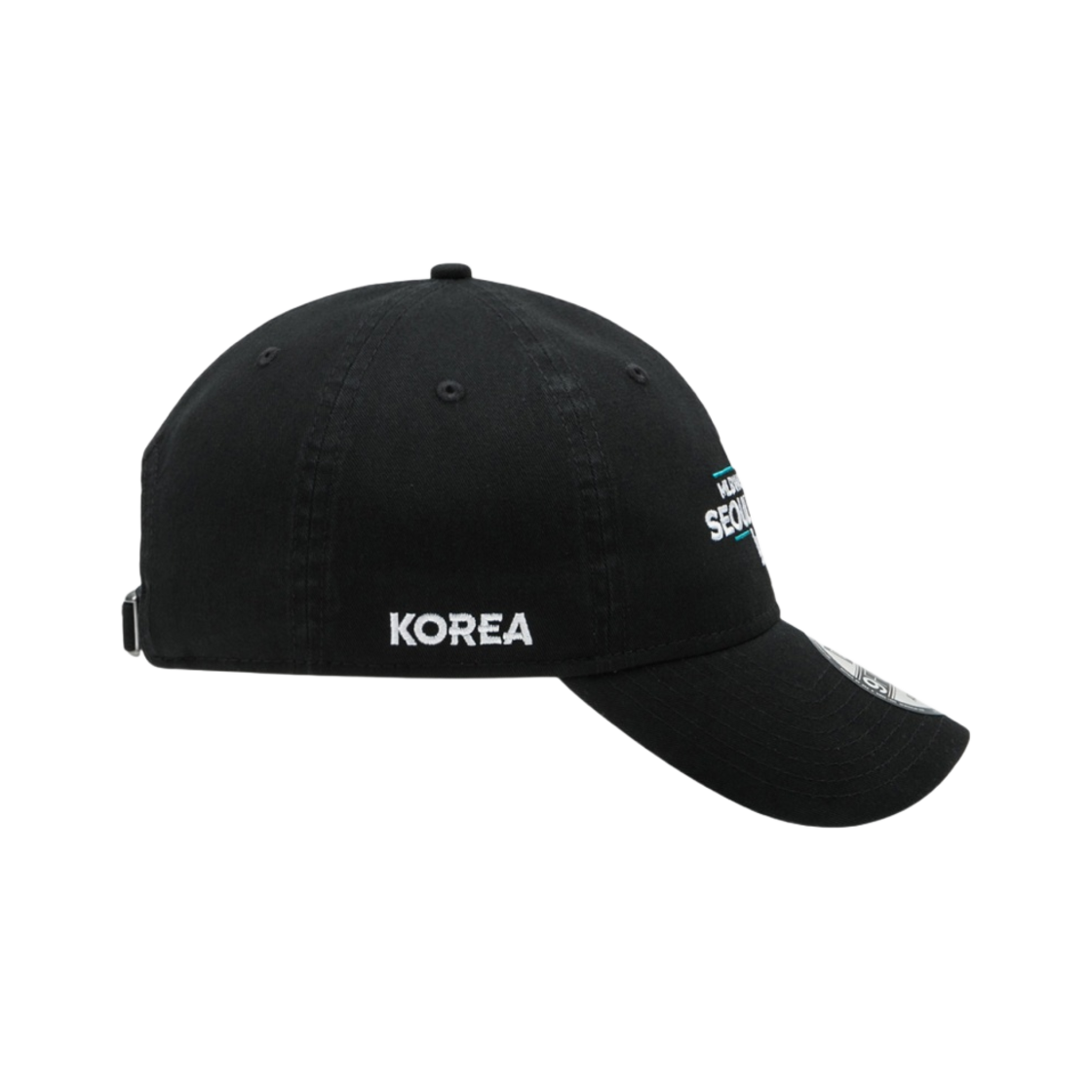 뉴에라 9포티 언스트럭쳐 MLB 서울 시리즈 LA 다저스 x 샌디에이고 파드리스 블랙 화이트(New Era 9Forty Unstructured MLB Seoul Series LA Dodgers x San Diego Padres Black White) - 3