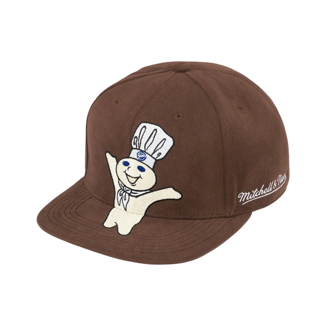 슈프림 미첼 & 네스 도우보이 피티드 6-패널 캡 브라운 - 22FW(Supreme Mitchell & Ness Doughboy Fitted 6-Panel Brown - 22FW) - 1
