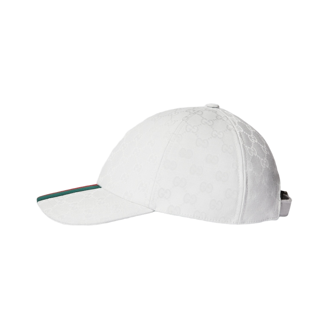 구찌 웹 오리지널 GG 캔버스 베이스볼 햇 화이트(Gucci Web Original GG Canvas Baseball Hat White) - 2