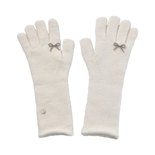 8_01_05 [KREAM 단독] Yegg Ribbon Gloves Ivory