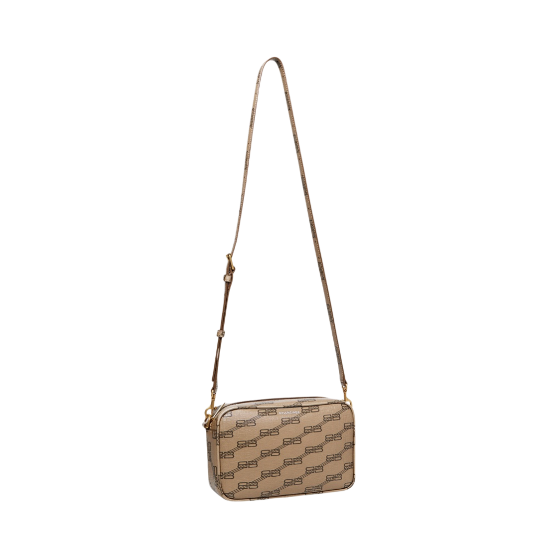 발렌시아가 시그니쳐 스몰 카메라백 BB 모노그램 코티드 캔버스 베이지(Balenciaga Signature Small Camera Bag BB Monogram Coated Canvas Beige) - 2