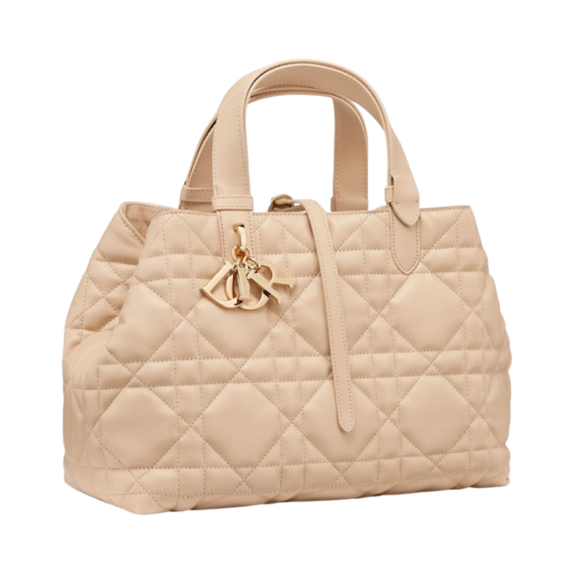 디올 미디움 뚜주흐 백 매크로까나쥬 카프스킨 파우더 베이지(Dior Medium Toujours Bag Macrocannage Calfskin Powder Beige) - 2