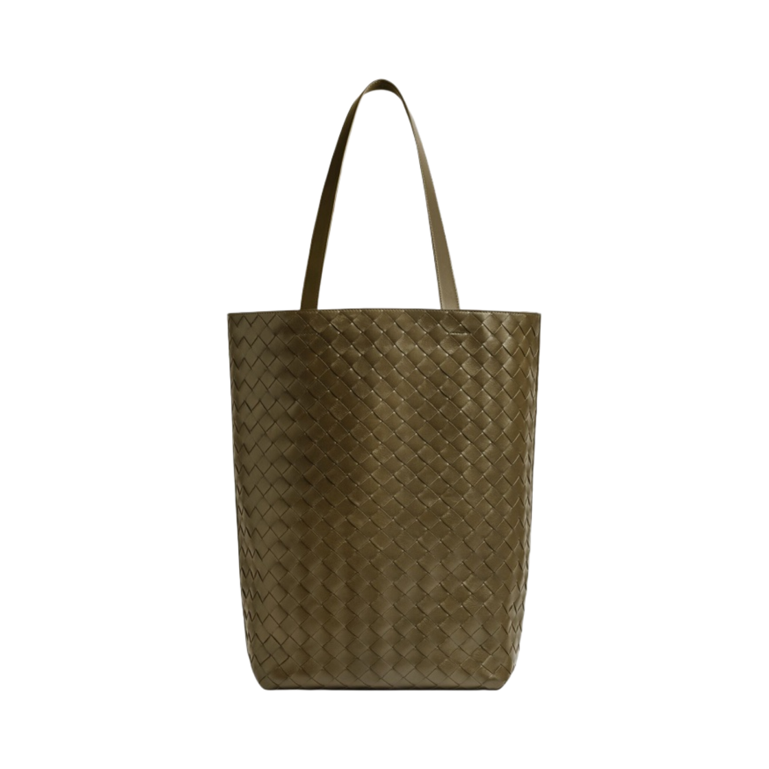 보테가 베네타 스몰 인트레치아토 토트백 머드(Bottega Veneta Small Intrecciato Tote Bag Mud) - 1