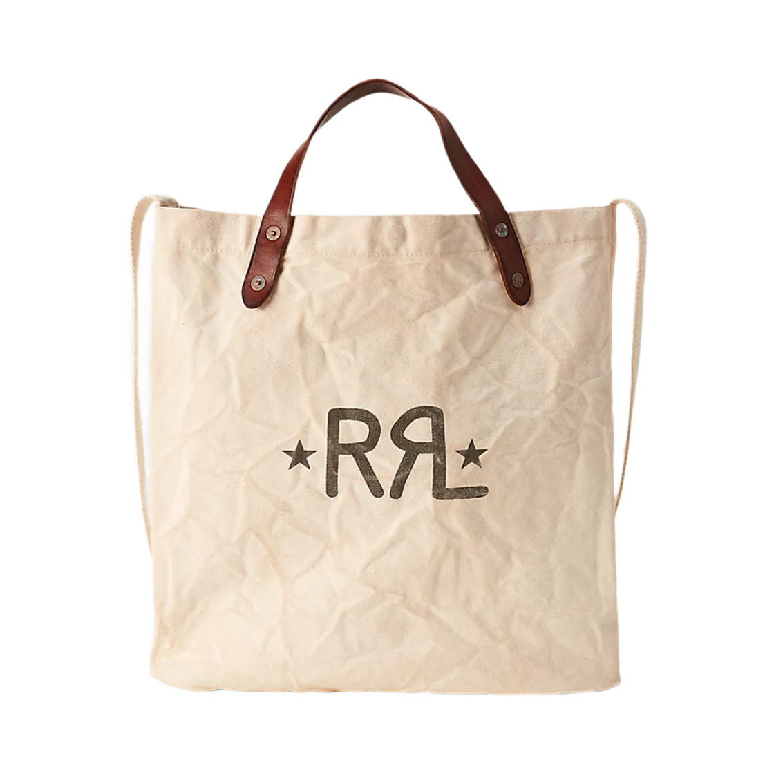 더블알엘 캔버스 로고 마켓 토트 그레이지(Double RL Canvas Logo Market Tote Greige)
