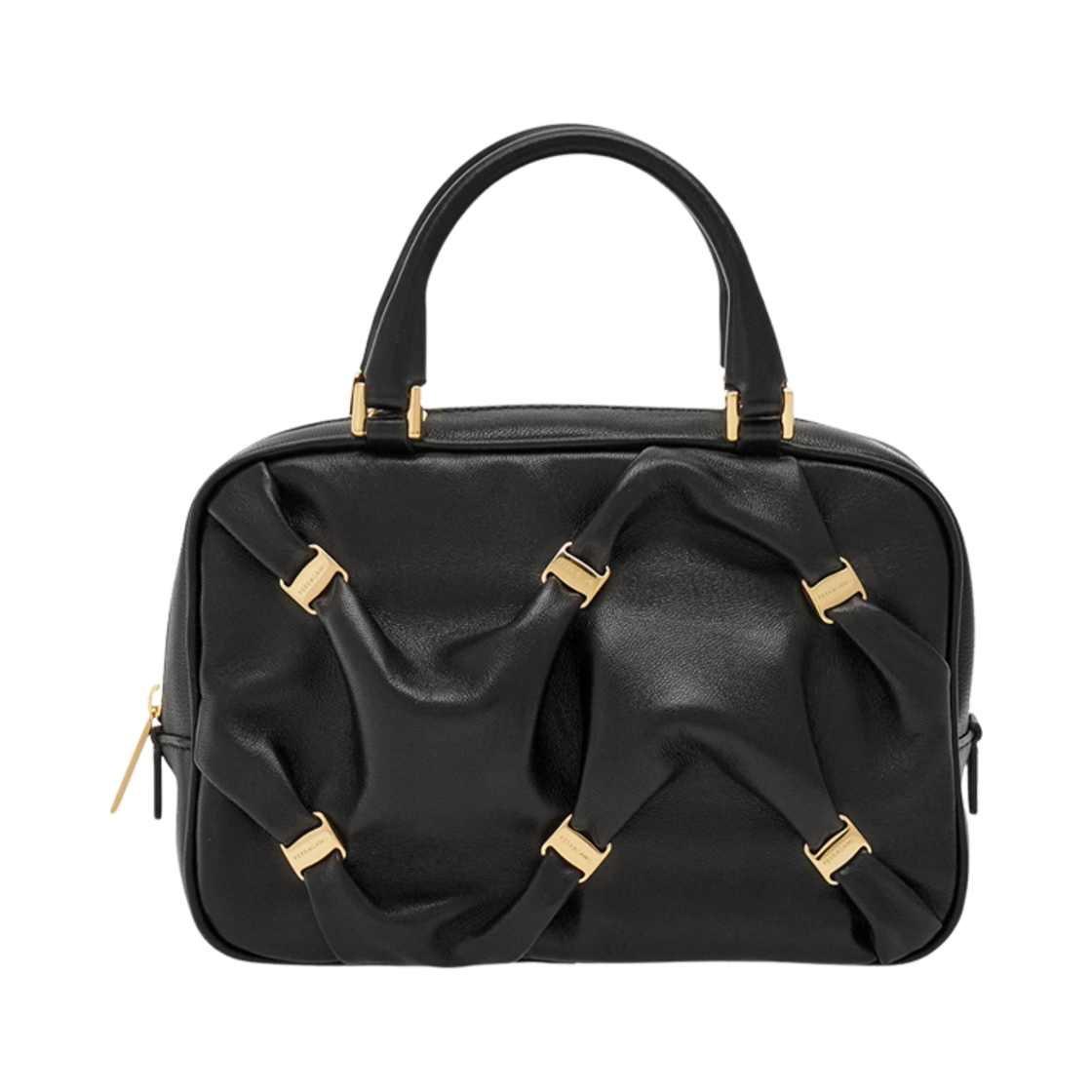 220837-780125 Ferragamo Vara Bow Top Handle Bag Black