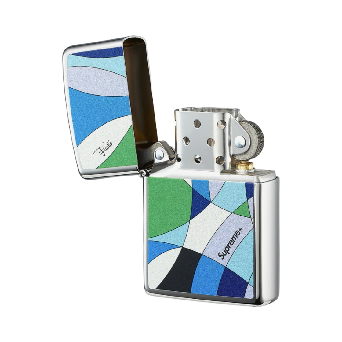 슈프림 x 에밀리오 푸치 지포 블루 - 21SS(Supreme x Emilio Pucci Zippo Blue - 21SS)
