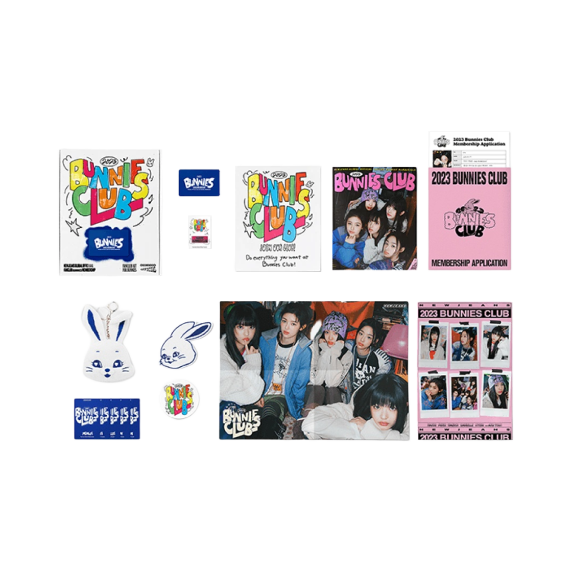 뉴진스 버니즈 멤버십 키트 토끼 에디션(NewJeans Bunnies Membership Kit Tokki Edition)