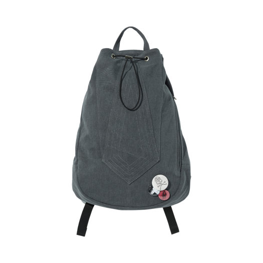 SDESBA006 Suade Solo Ruck Sack Charcoal Gray