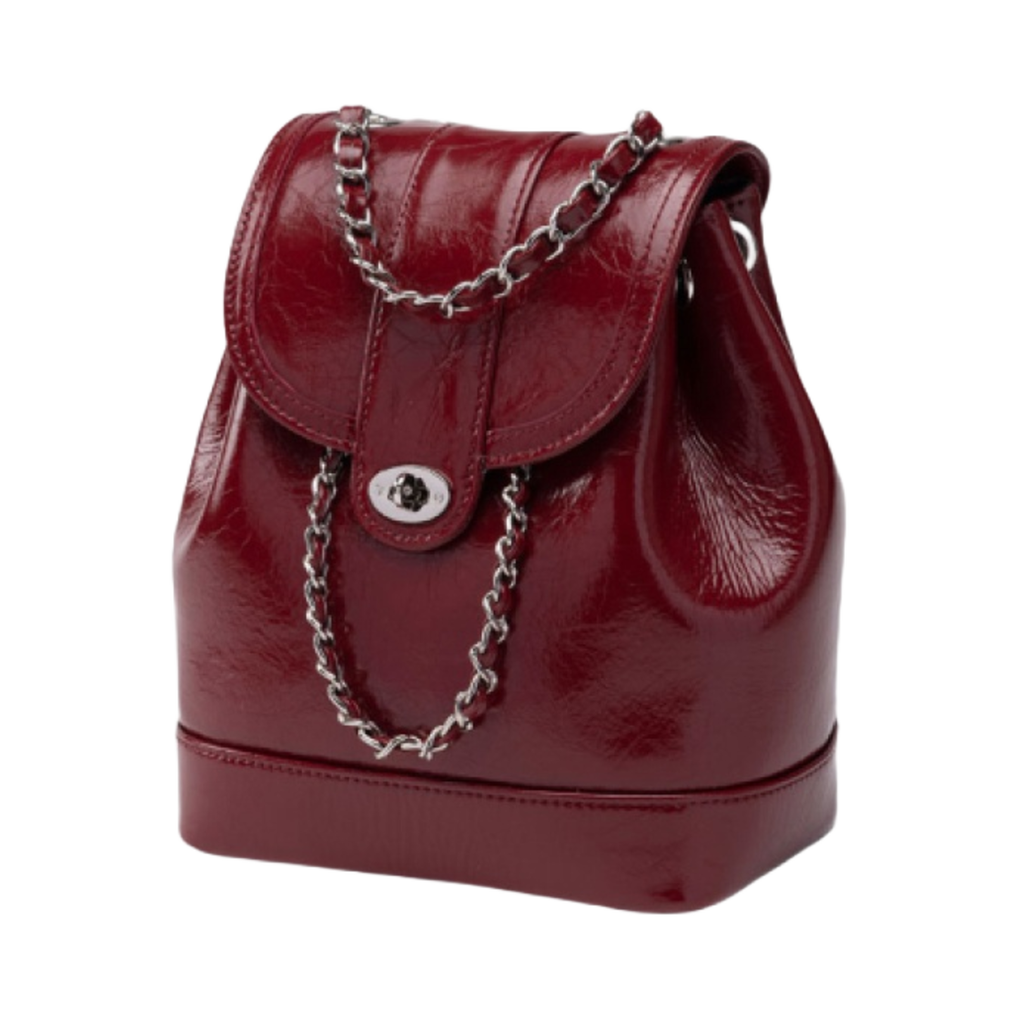 카디널 레드 하우아백 버건디(Cardinal Red Hawoo-A Bag Burgundy)
