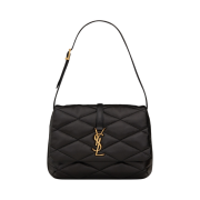 Saint Laurent Quilted Lambskin LE 57 Shoulder Bag Black