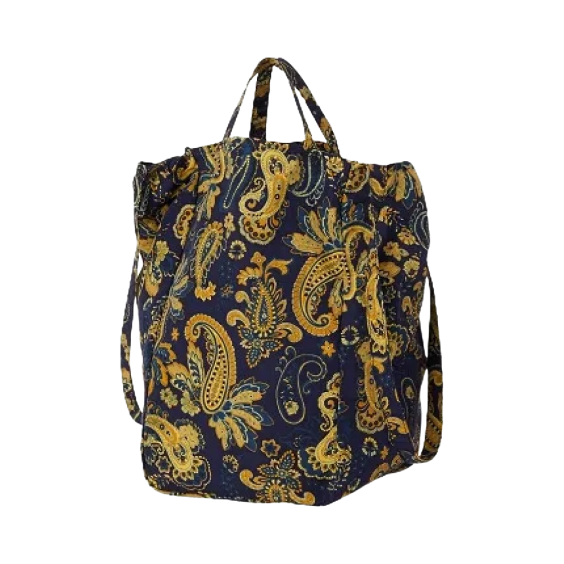 아미아칼바 미디움 이지 백 페이즐리 네이비(Amiacalva Medium Easy Bag Paisler Navy)