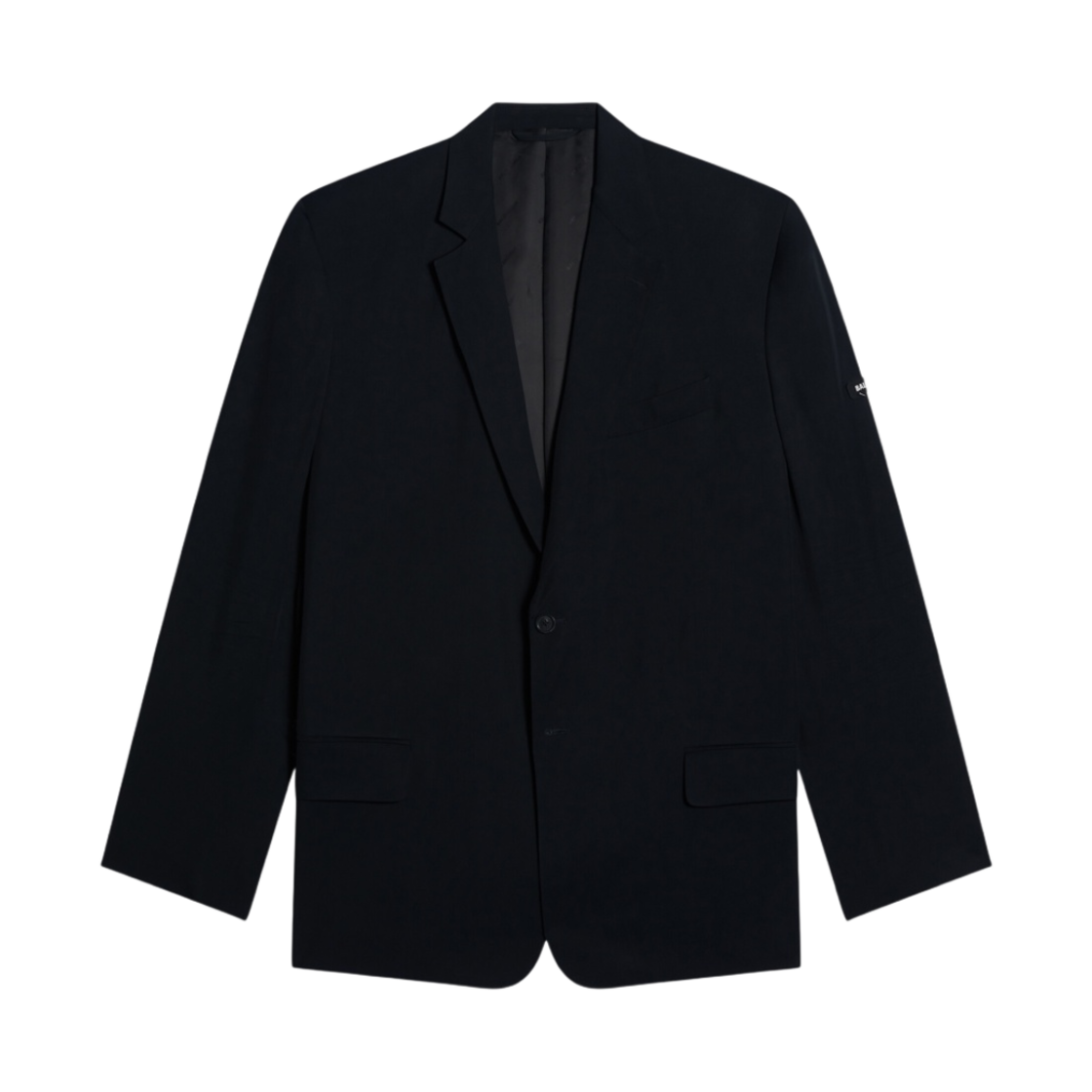 발렌시아가 플루이드 비스코스 개버딘 워시드 자켓 블랙