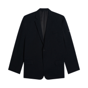 Balenciaga Fluid Viscose Gabardine Washed Jacket Black