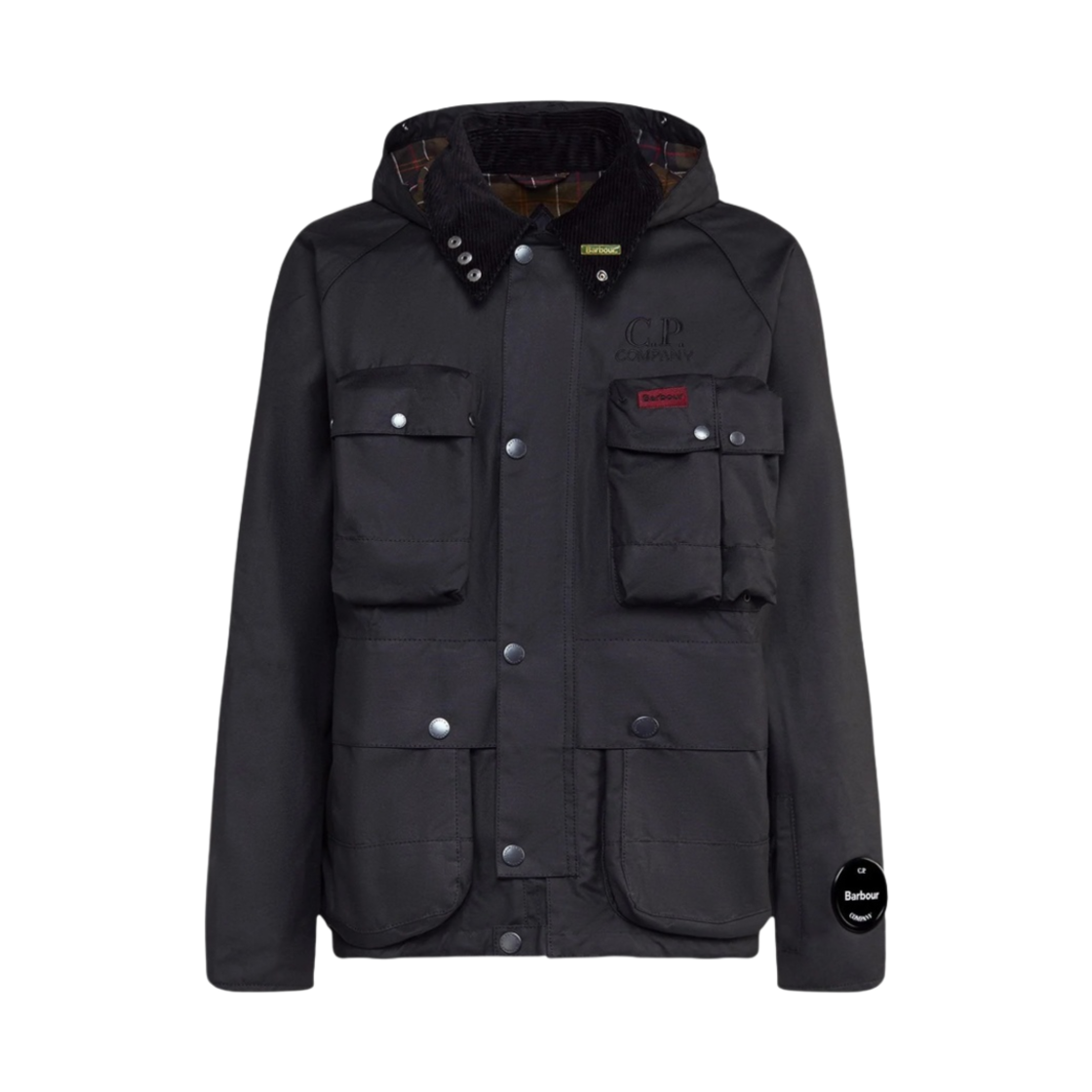 씨피 컴퍼니 x 바버 크릴 왁스 자켓 블랙(C.P. Company x Barbour Creel Wax Jacket Black)