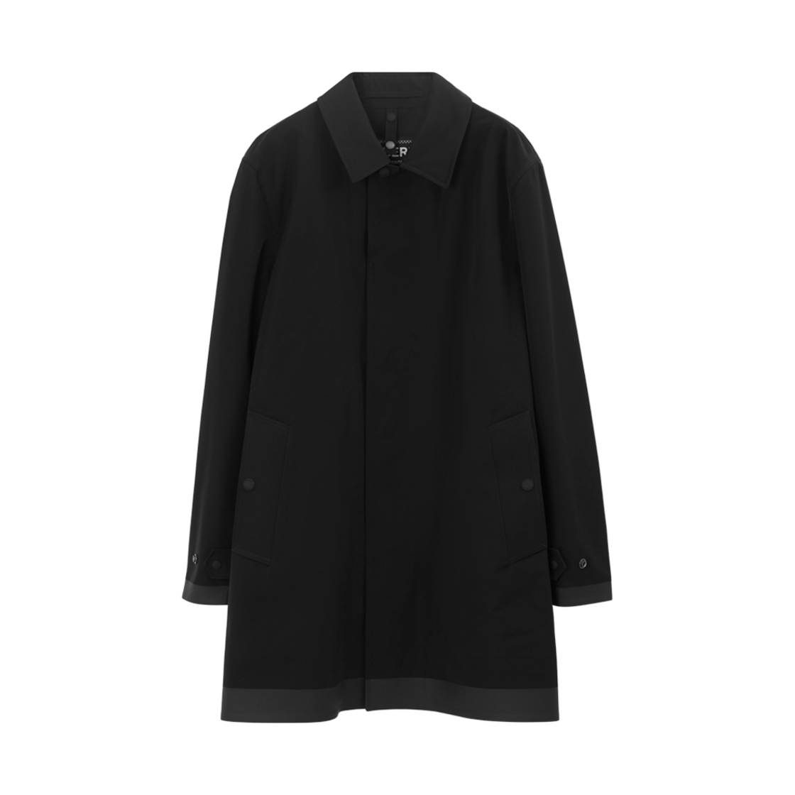 버버리 본디드 나일론 카 코트 블랙(Burberry Bonded Nylon Car Coat Black) - 1