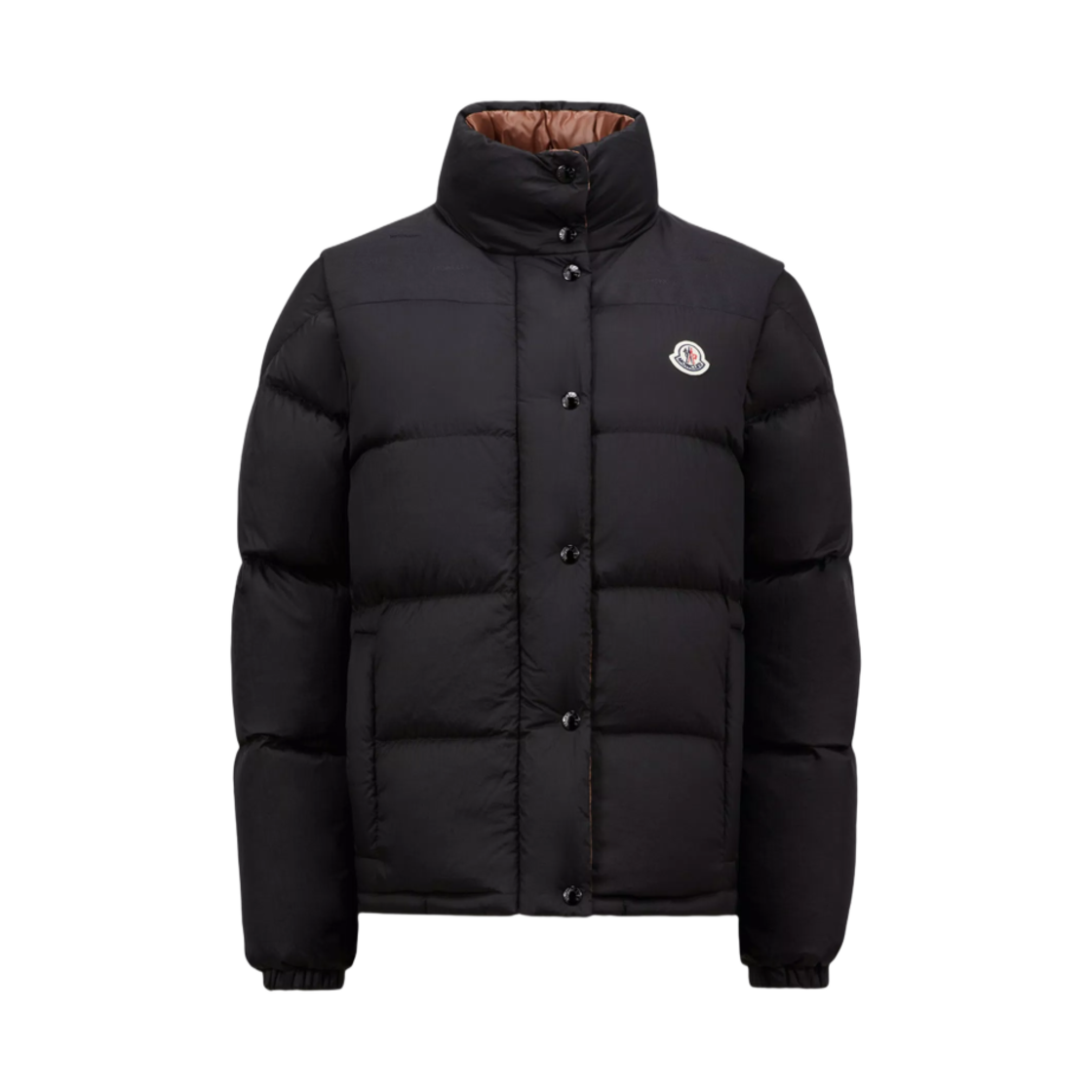 J2-093-1A00184-5985T-999 (W) Moncler Verone Reversible Short Down Jacket Black - 24FW