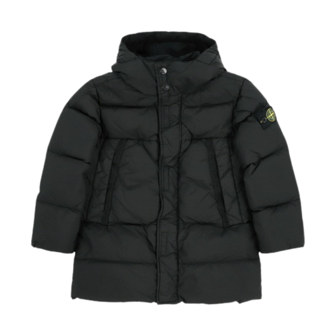 811640123-V0029 (Kids) Stone Island 40123 Raglan Down Jacket Black - 24FW