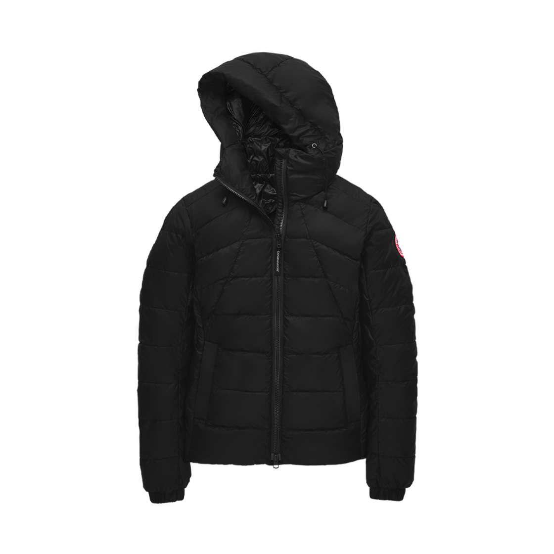 (W) 캐나다 구스 애보트 후디 블랙((W) Canada Goose Abbott Hoody Black) - 1