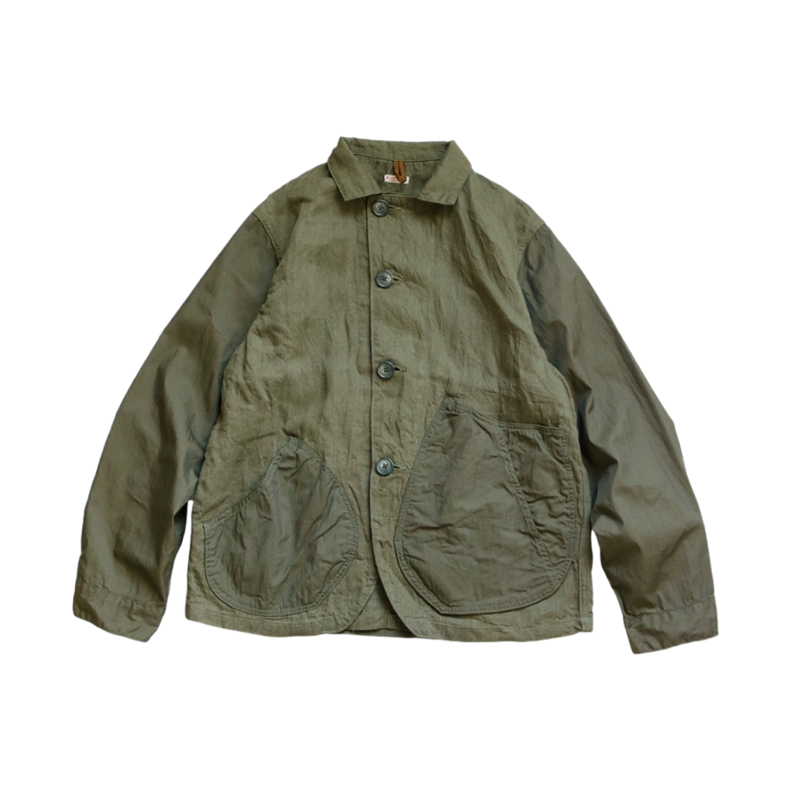 캐피탈 린넨 치노 크로스 X 개버 링고맨 커버올 카키