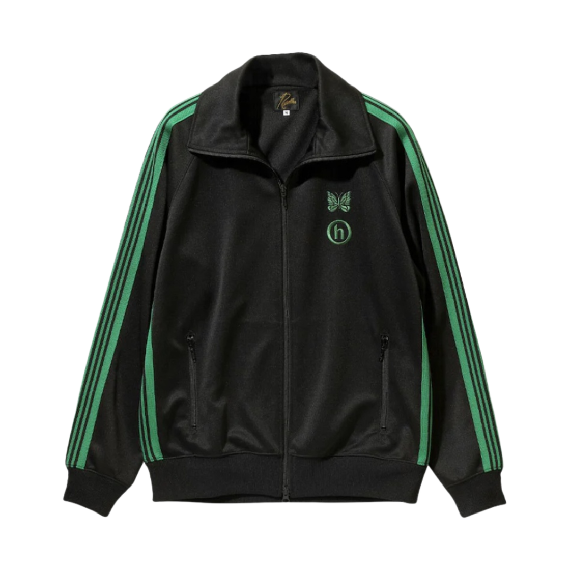 니들스 x 히든 NY 트랙 자켓 블랙 그린(Needles x Hidden NY Track Jacket Black Green) - 1