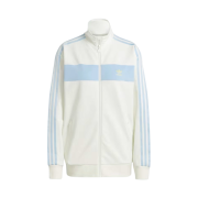 (W) Adidas Colorblock Track Top Off White - KR Sizing