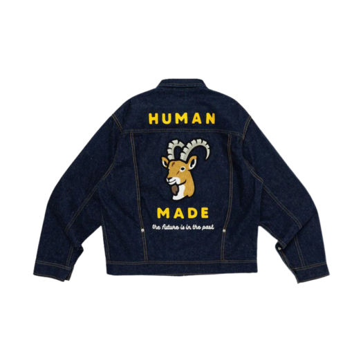 ジャケット・アウター HUMAN MADE x KAWS Made Denim Work Jacket Human Made x KAWS Denim Work Jacket Indigo Men's - FW23 - US