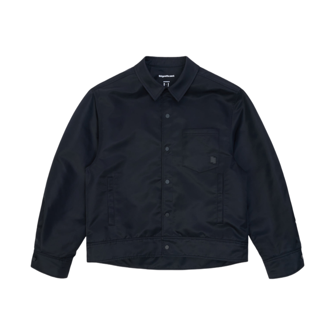 아더에러 시그니피컨트 TRS/BK 태그 자켓 02 느와르(Ader Error Sig; TRS/BK Tag Jacket 02 Noir)