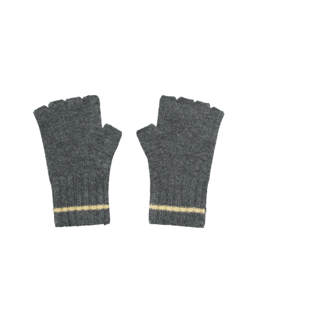 마리떼 프랑소와 저버 서클 로고 핑거리스 글러브 멜란지 그레이(Marithe Francois Girbaud Circle Logo Fingerless Glove Melange Grey) - 2