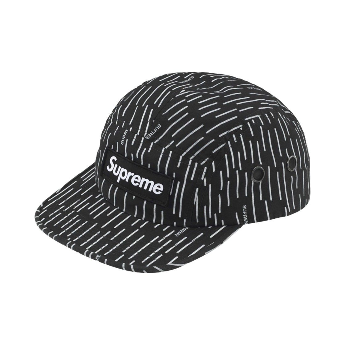 슈프림 밀리터리 캠프캡 블랙 레인드롭 - 24FW(Supreme Military Camp Cap Black Raindrop - 24FW)