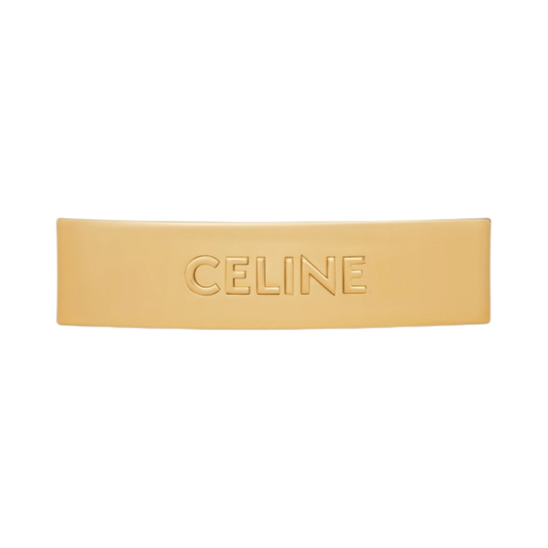 (W) 셀린느 골드 피니쉬 브래스 & 스틸 헤어 클립 골드((W) Celine Hair Clip in Brass & Steel with Gold Finish Gold) - 1