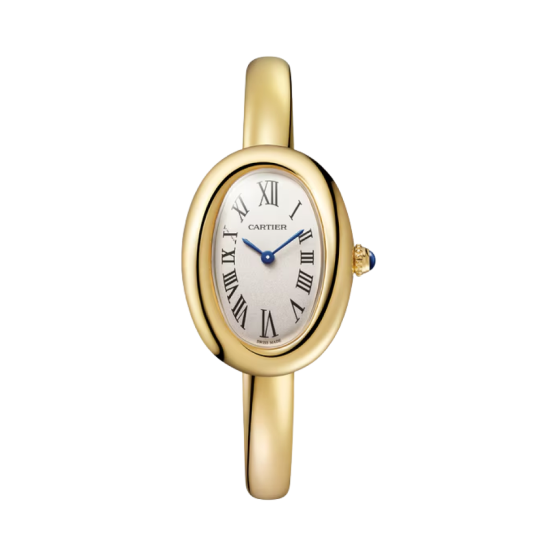 WGBA0024 Cartier Baignoire Watch Small Quartz Yellow Gold Size 15 Bracelet
