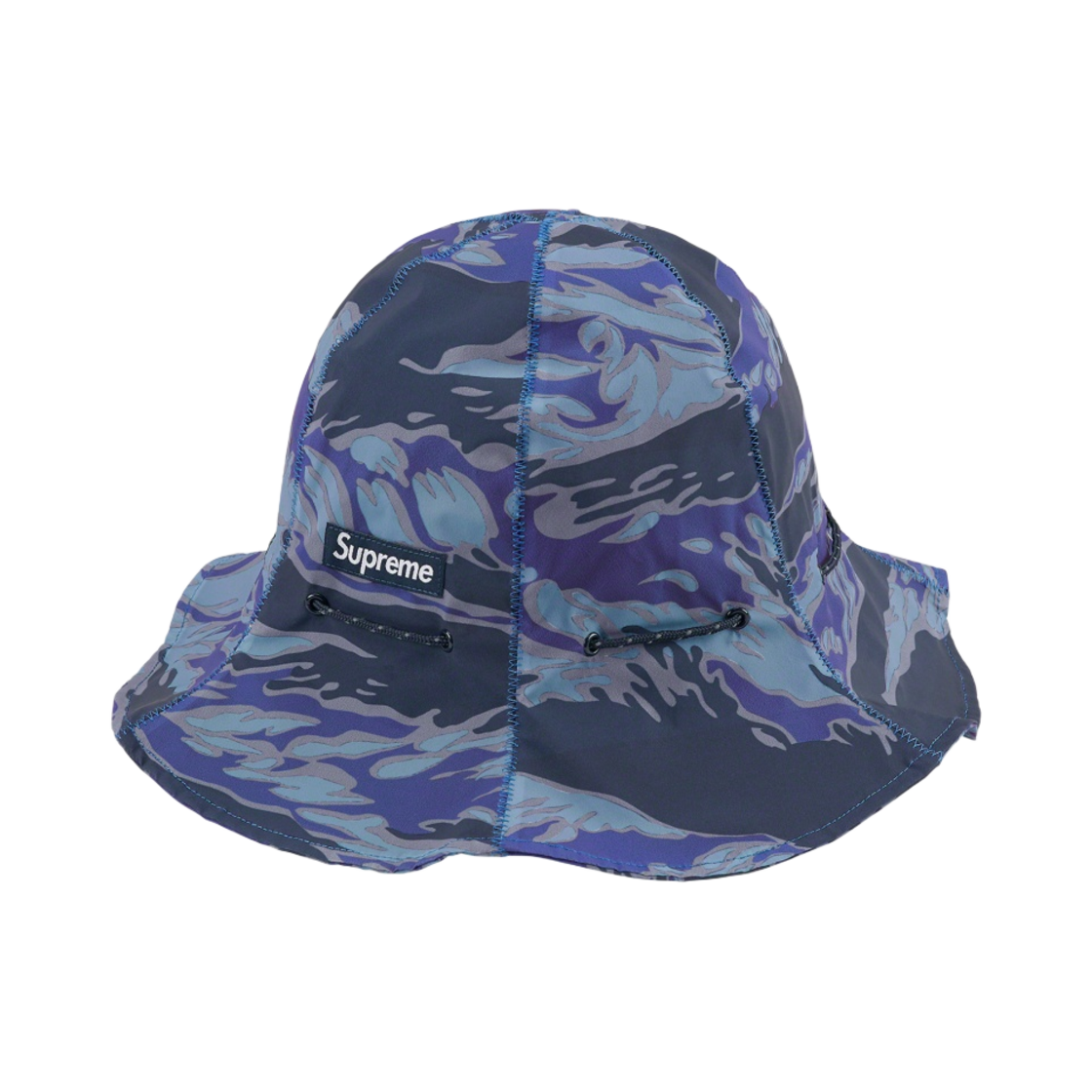 슈프림 타이거 카모 리플렉티브 튤립 햇 블루 - 22FW(Supreme Tiger Camo Reflective Tulip Hat Blue - 22FW) - 1