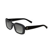 Saint Laurent SL M130 Sunglasses Black Light Gold