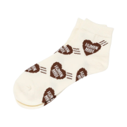 Human Made Heart Short Socks Brown