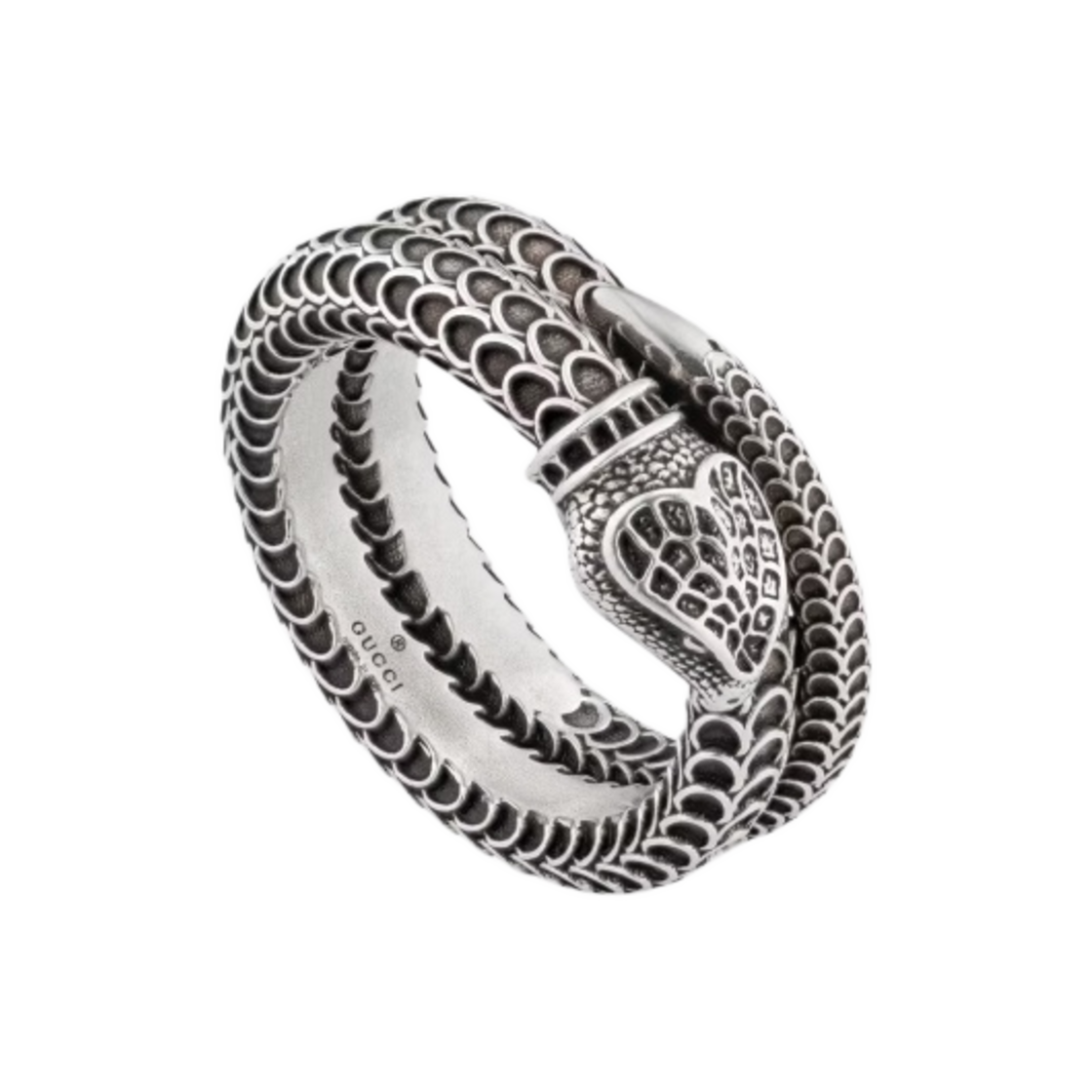 구찌 가든 실버 스네이크 링 실버 에이지드 피니쉬(Gucci Garden Silver Snake Ring Silver Aged Finish)