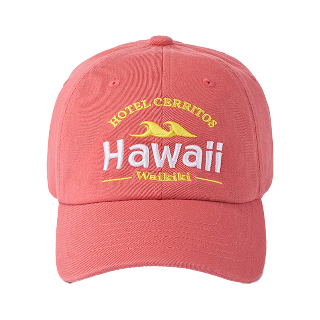 Hawaii BigWave Ball Cap_lp Hotel Cerritos Hawaii BigWave Ball Cap LightPink