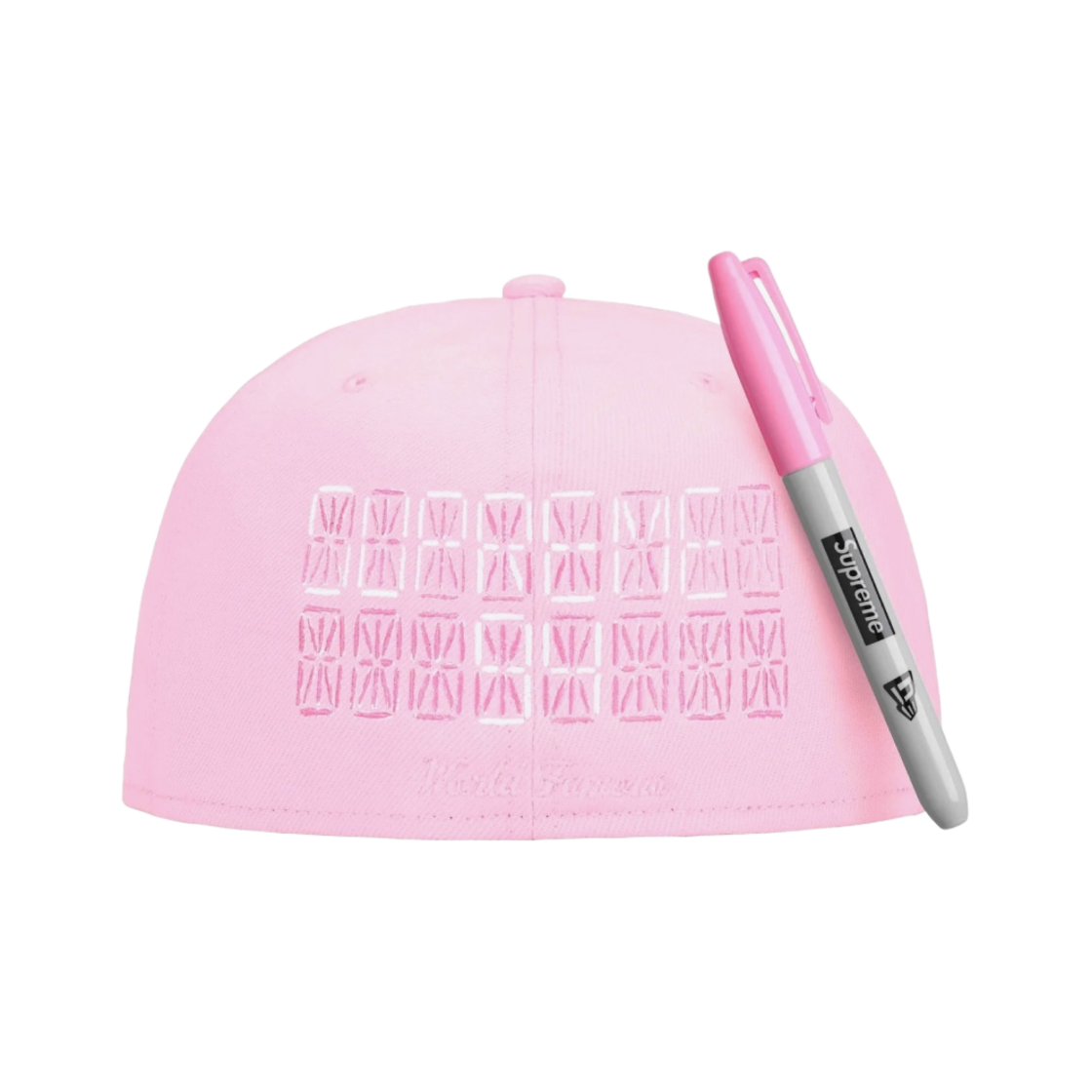 슈프림 샤피 박스로고 뉴에라 핑크 - 24SS(Supreme Sharpie Box Logo New Era Pink - 24SS) - 3