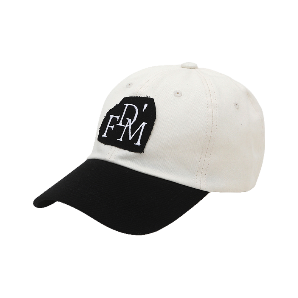 DF-P00000SZ DONTFORGETME Big Size Two Tone Patch Strap Black