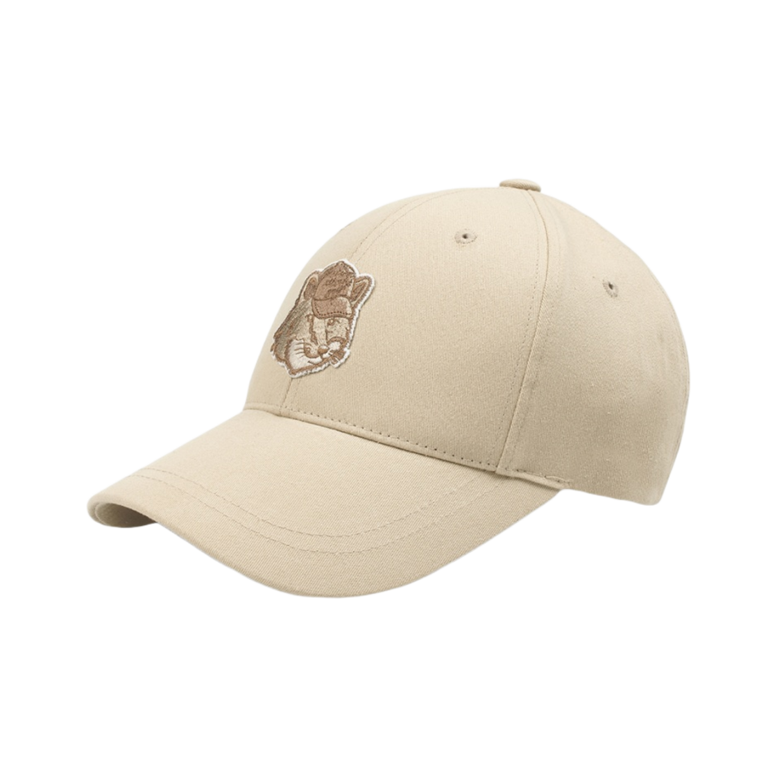 메종 키츠네 폭스 헤드 볼 캡 다크 베이지(Maison Kitsune Fox Head Ball Cap Dark Beige) - 1