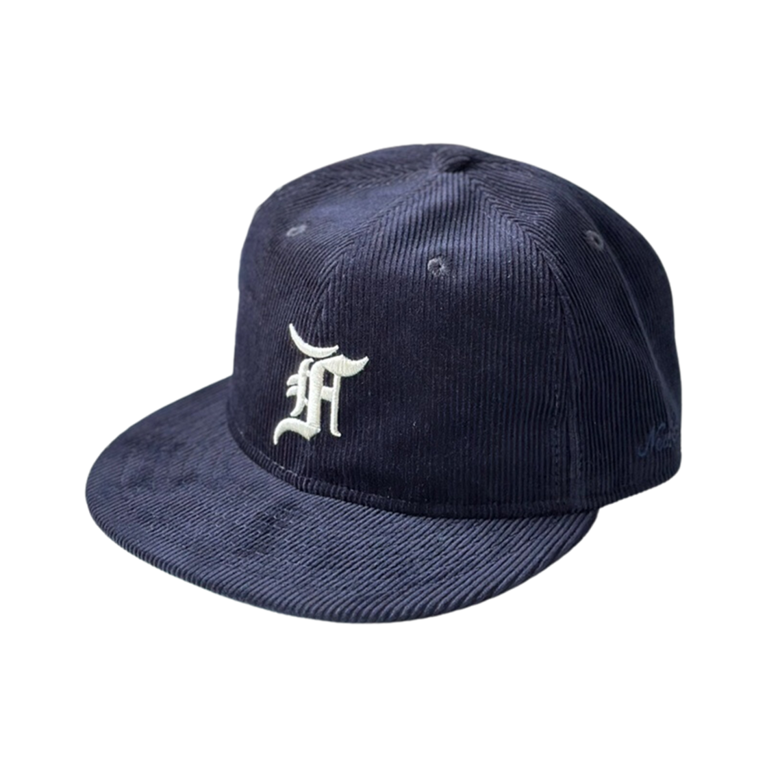 뉴에라 x 피어 오브 갓 59FIFTY 코듀로이 사이즈 캡 네이비(New Era x Fear of God 59FIFTY Corduroy Size Cap Navy)