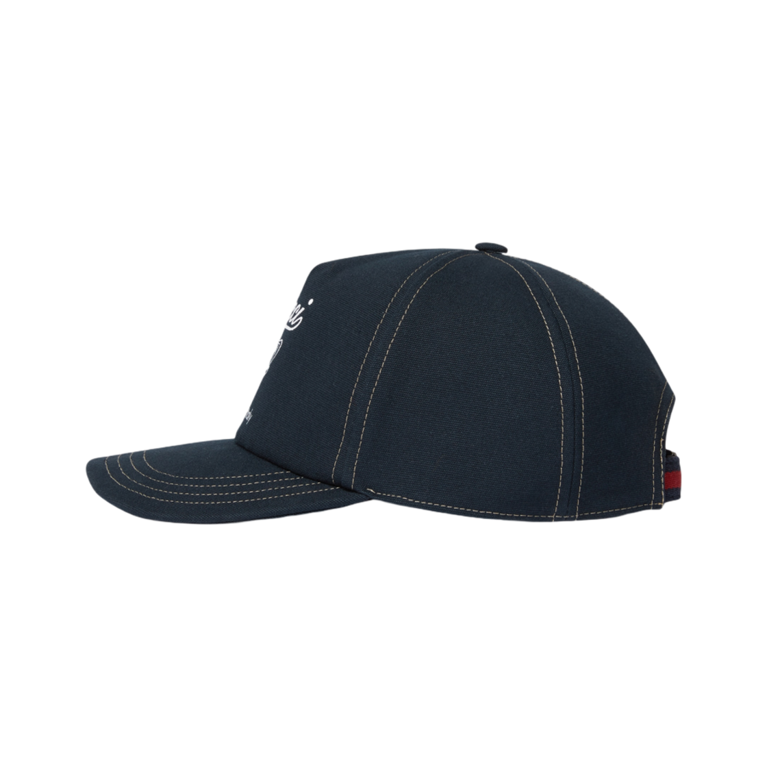 구찌 프린티드 코튼 캔버스 베이스볼 햇 다크 블루(Gucci Printed Cotton Canvas Baseball Hat Dark Blue) - 2