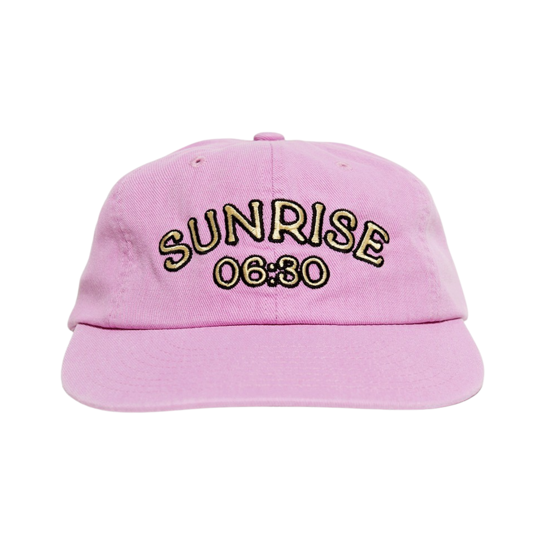 헬로선라이즈 워시드 선라이즈 타임 6패널 캡 라벤더 핑크
