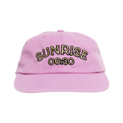 Hello Sunrise Washed Sunrise Time 6Panel Cap Lavender Pink