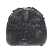 Surgery Clover Patched Denim Cap Black