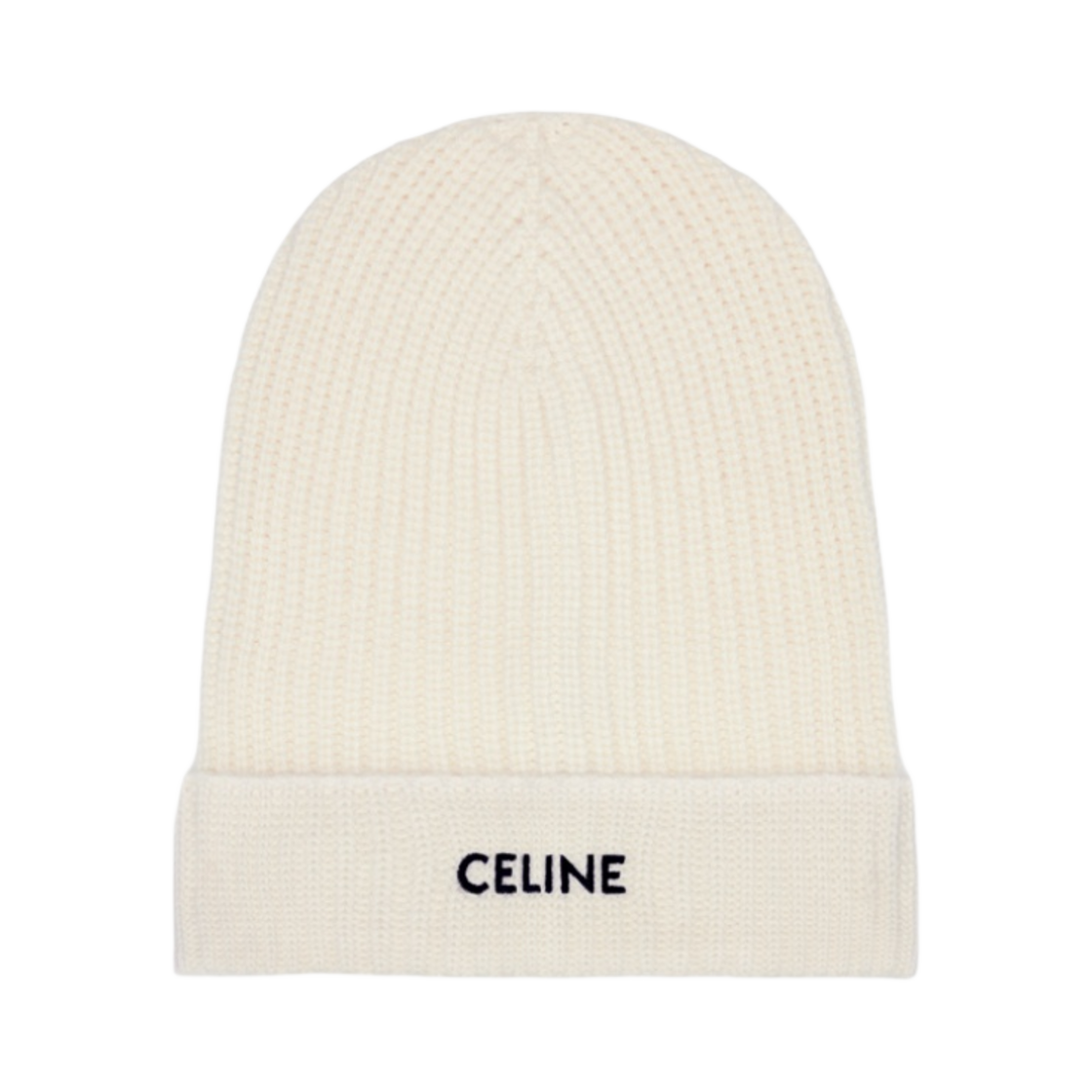CELINE ホワイト ビーニー ホワイト（白）系 CELINE(セリーヌ) ニットキャップ・ビーニー