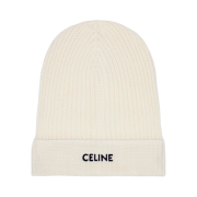 Celine Beanie in Heritage Cashmere Off White