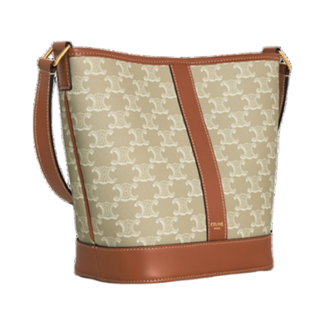 셀린느 스몰 버킷 트리옹프 캔버스 카프스킨 그레지(Celine Small Bucket in Triomphe Canvas Calfskin Grege) - 2