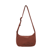 COS Nylon Crossbody Saddle Bag Brown