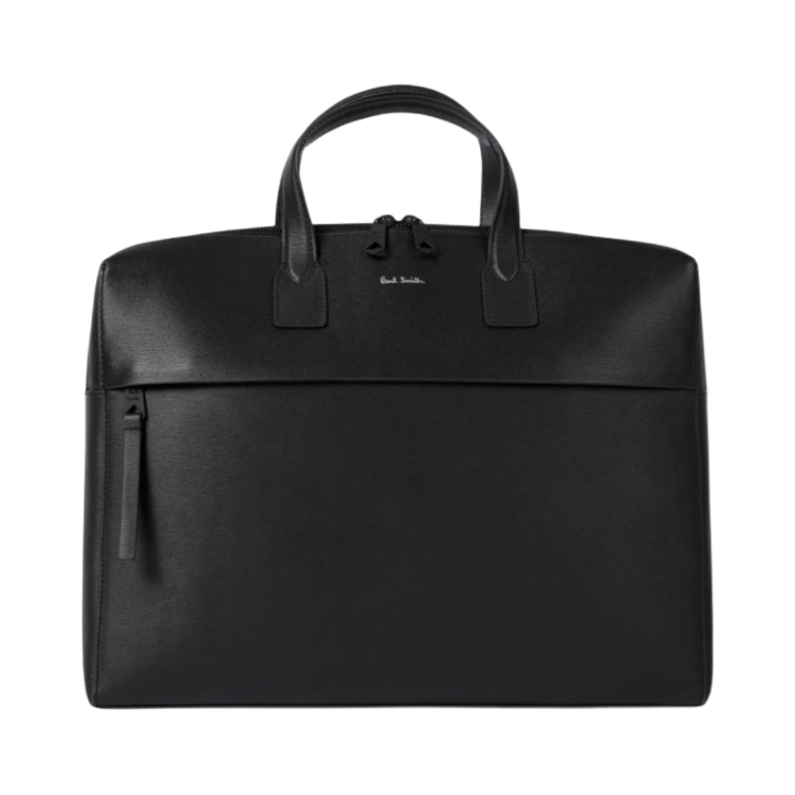 M1A-7167-ASGRAI-79 Paul Smith Embossed Leather Slim Folio Black